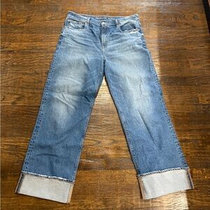 American Eagle
Stovepipe Jean
Blue 
Size 14